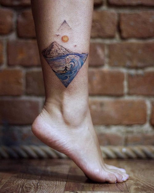 Hình Xăm Mệnh Thuỷ ❤️ Tattoo Hợp Mệnh Thuỷ Nam Nữ
