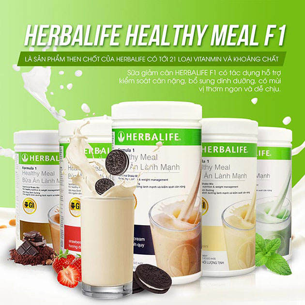 Herbalife F1- thực phẩm chức năng hỗ trợ tiêu hóa