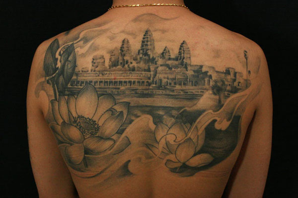 tattoo khmer temple