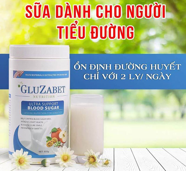 Sữa Gluzabet - thực phẩm chức năng hỗ trợ tiêu hóa