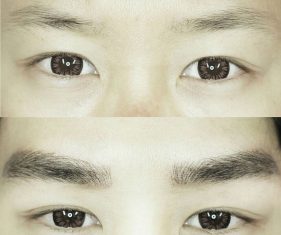 Điêu khắc chân mày nam