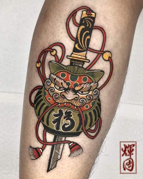 Xăm tatoo phong cách nghệ thuật Nhật cổ mini nhỏ nhắn và ý nghĩa