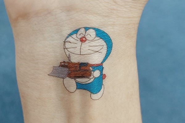 50 hình xăm Doraemon mini đáng yêu và tiện lợi nhất