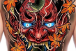Hình xăm mặt quỷ Satan