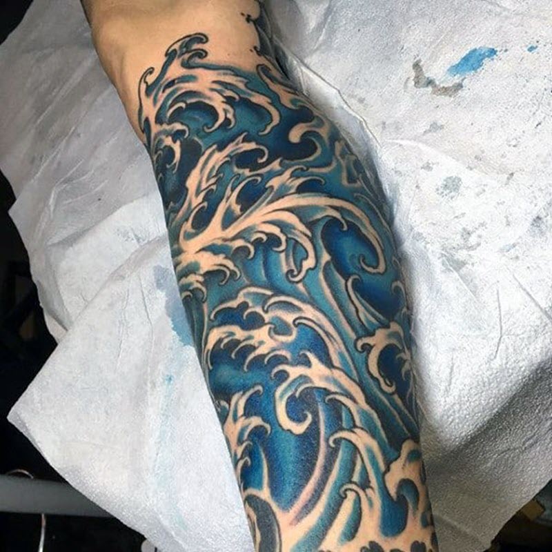 SAI GON Tattoo Studio  Sóng gió phủ đời trai  Ý nghĩa hình xăm sóng nước    Facebook